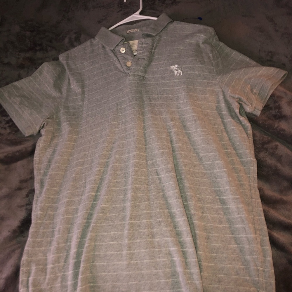 Grey Abercrombie button up